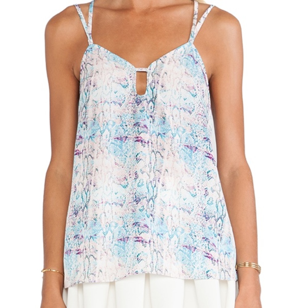 Lovers + Friends Vacay Pastel Python Cami